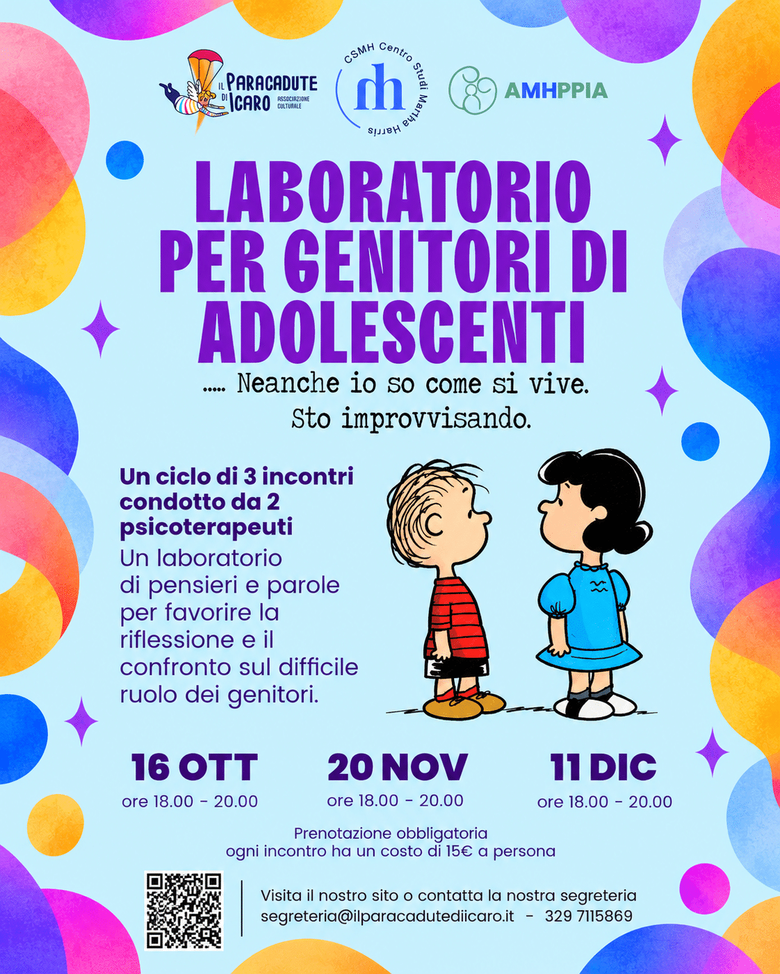 Laboratorio per genitori di adolescenti